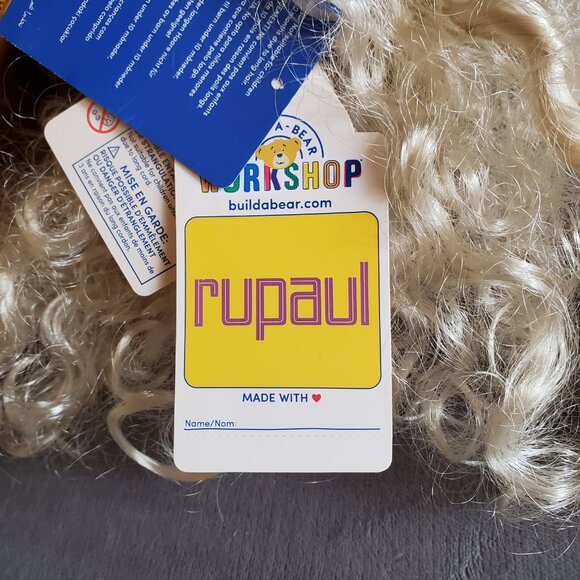 Build a Bear Workshop Limited Edition Rupaul Drag Queen Bear Plush w/Outfit NWT - Picture 4 of 9